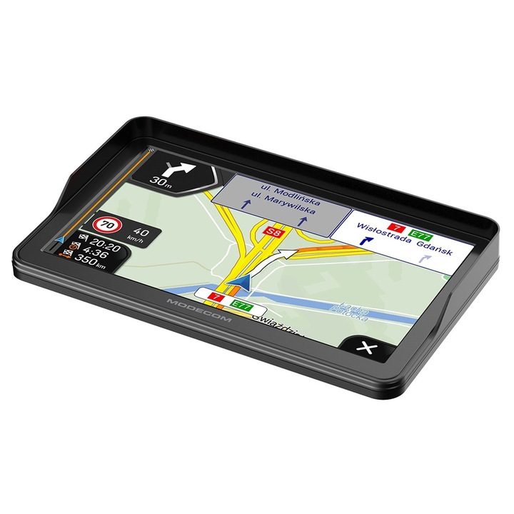 Навигация GPS, MODECOM, Freeway CX 7.3, 16GB, черна