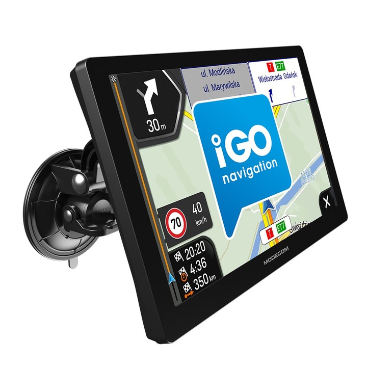 Навигация GPS, MODECOM, Freeway CX 9.4, 512 MB RAM, 16 GB, черна