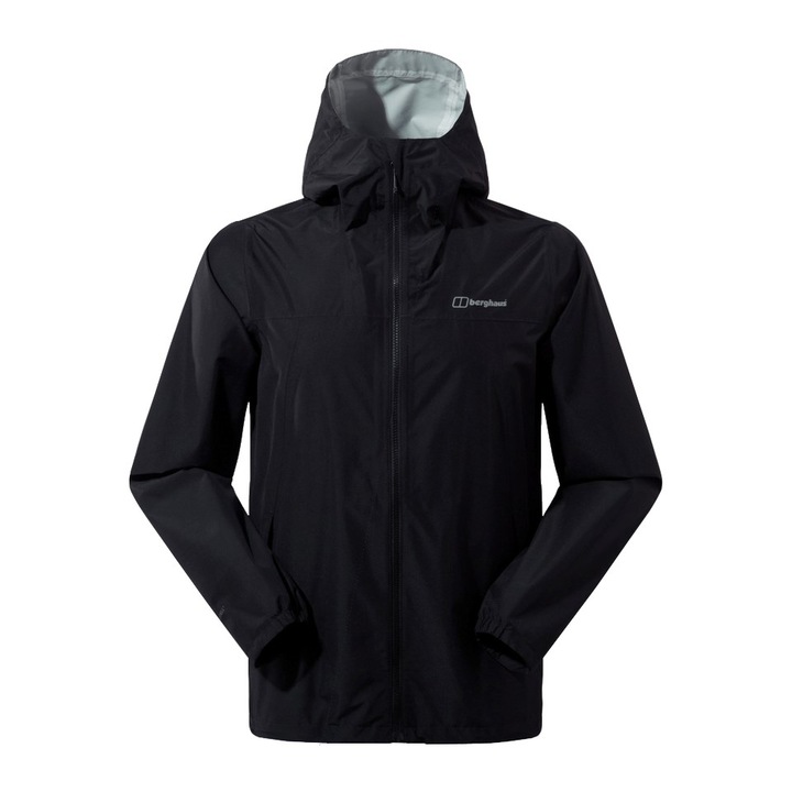 Водоустойчиво яке Berghaus Deluge Pro 3.0, черно, дишаща материя, с регулируема качулка