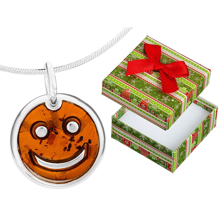 Colier din argint, Siju, 70cm, set cu cutie cadou