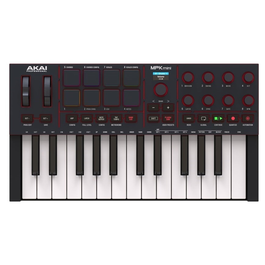 Controller Midi cu claviatura Akai MPK Mini MKII - eMAG.ro