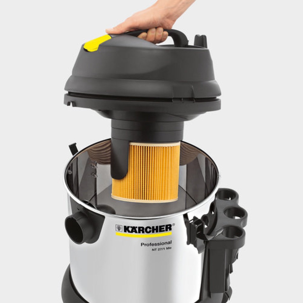 Aspirator profesional NT 27/1 Me Adv, 1380W, 27l, metal, 420x420x540mm, 8,2kg