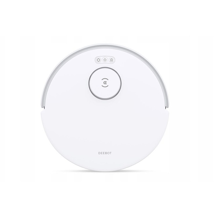 Robot aspirator, Ecovacs, Deebot N20, Putere aspirare 8000 Pa, Capacitate baterie 5200 mAh, Alb
