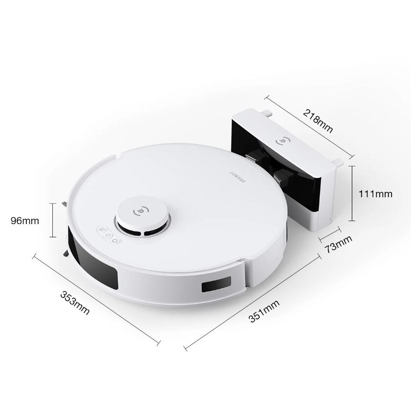 Robot aspirator, Ecovacs, Deebot N20, Putere aspirare 8000 Pa