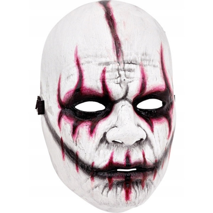 Masca Joker Alba - Groaza si Mister pentru Halloween