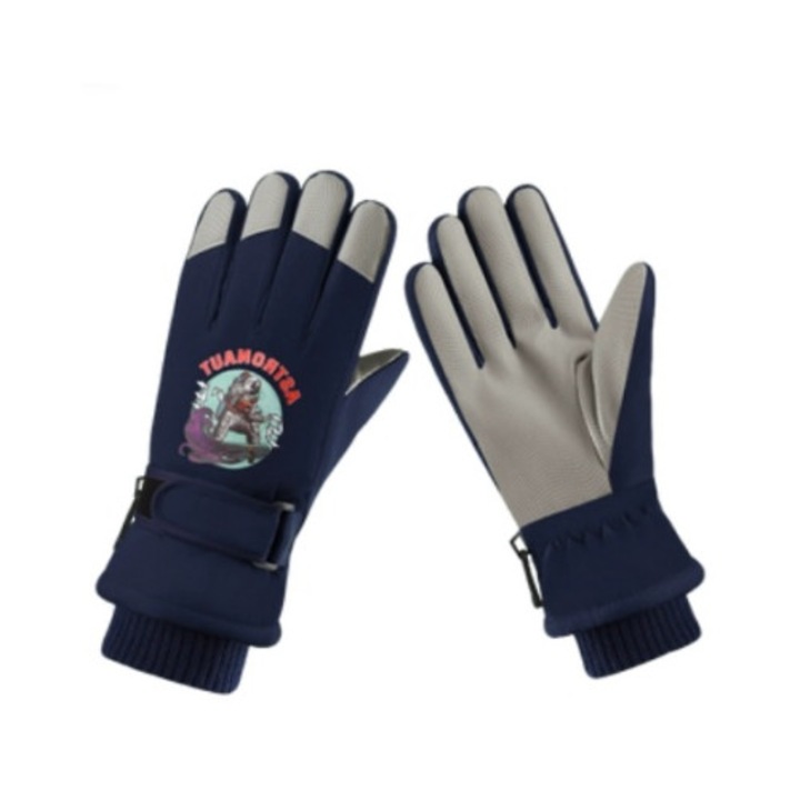 Manusi sport pentru copii, impermeabile si calde, marime L, set 2 perechi