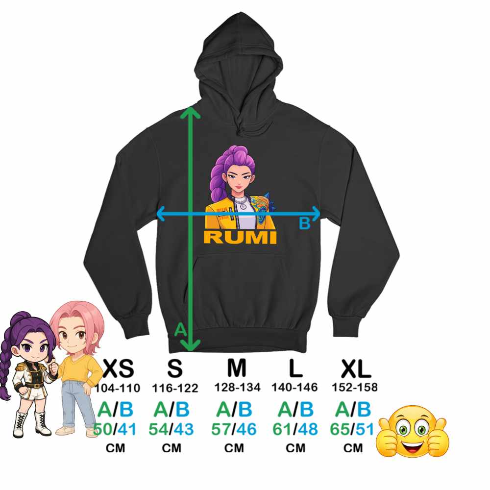 C rumi⭐︎ Figurina K-pop Huntrix Rumi, 22cm, detalii fine, design functional