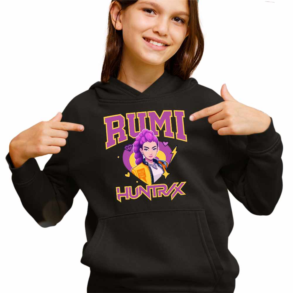 Hanorac Copii Fete Huntrix Rumi Kpop Demon Hunters CoolTrend