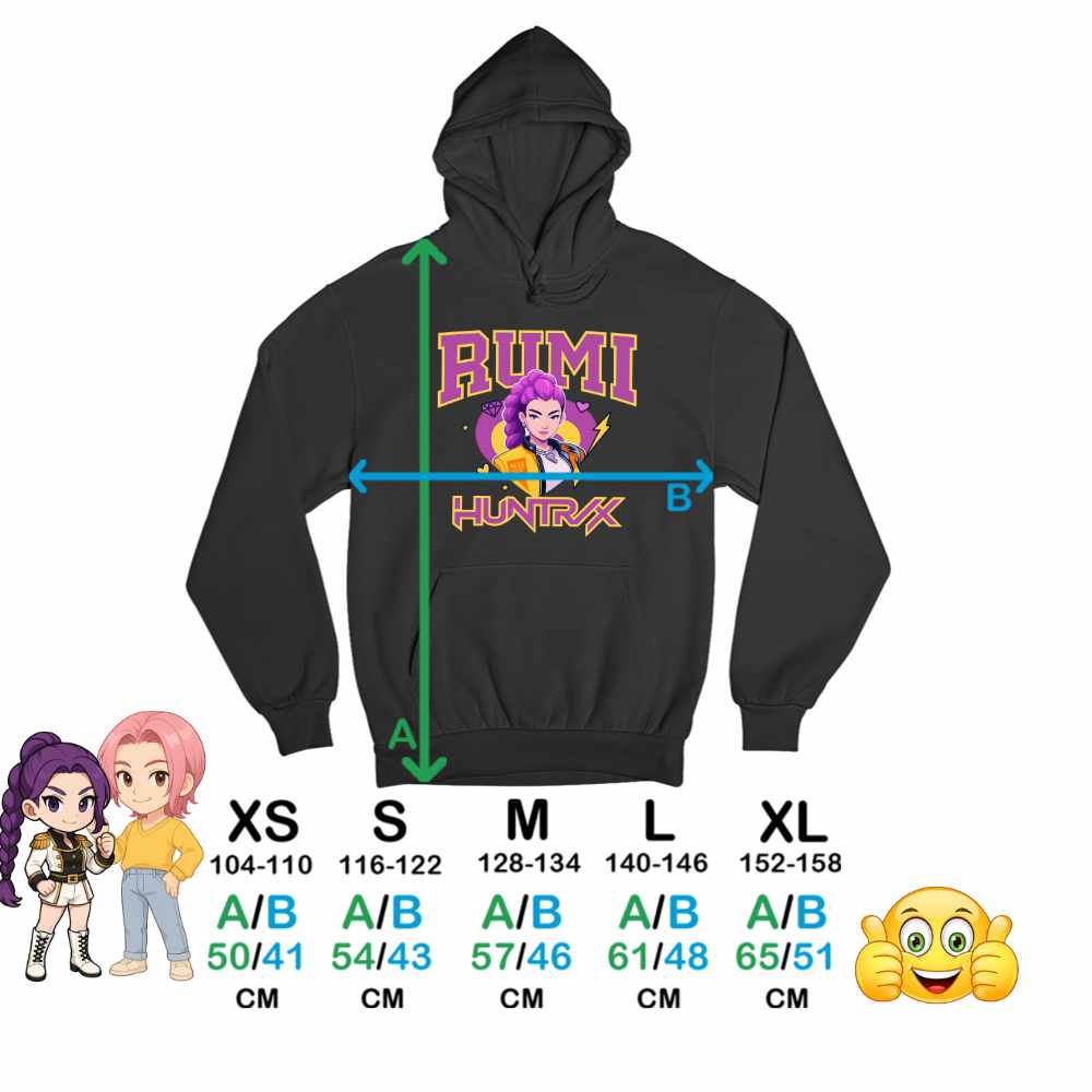 Hanorac Copii Fete Huntrix Rumi Kpop Demon Hunters CoolTrend