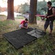 Sac de dormit dublu YOUKUKE®, Poliester, 220x150 cm, 4 fermoare duble, saci de dormit impermeabili si usori pentru 2 persoane, pentru camping, Negru