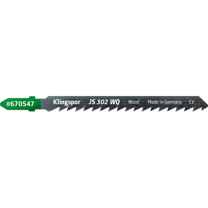 Lama pentru fierastrau, KLINGSPOR, 130x8x1,25mm, set 5 bucati, otel