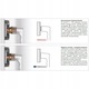 Clantă HOPPE Hamburg Secustic, aluminiu, finisaj titan F9, reglaj VarioFit 32-42 mm