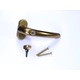 Maner fereastra HOPPE Tokyo, aluminiu, finisaj auriu F4, securitate cu cheie, 138mm