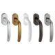 Mâner fereastră HOPPE Atlanta Secustik, titan, aluminiu, 31x63mm, set montaj
