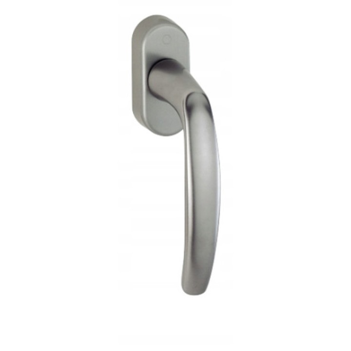 Mâner fereastră HOPPE Atlanta Secustik, titan, aluminiu, 31x63mm, set montaj