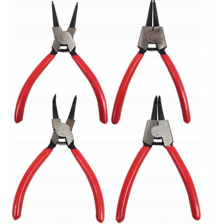 Set 4 clești siguranță 160mm, multifunctionali, pentru reparații