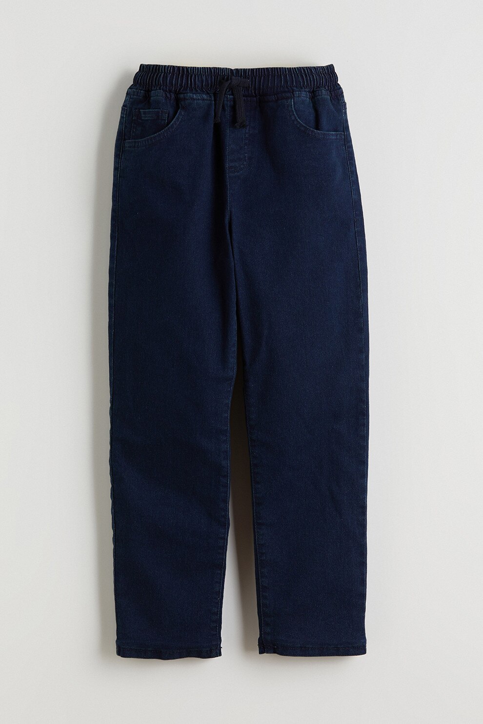 LC WAIKIKI, Blugi relaxed fit cu snur de ajustare, Bleumarin, 128