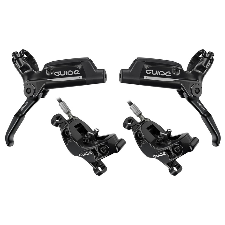 Set frane hidraulice bicicleta SRAM Guide T, 4 pistoane