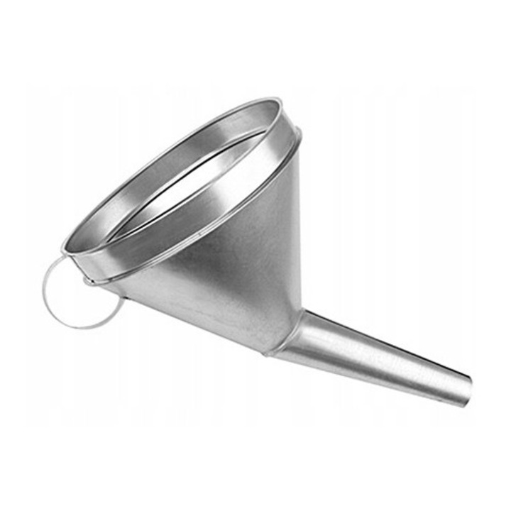 Palnie canistră metalică diagonală XXL, deschidere 24 cm, cu filtru, ergonomic