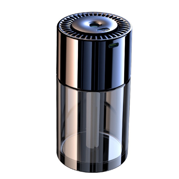 Difuzor Odorizare/Parfumare, Rqiurpn, 3 moduri de parfumare, Miros nou de masina, Functie Auto ON/OFF, Operare silentioasa, Atomizare nano, Poate purifica aerul, Pentru auto, casa, birou, Plastic, Negru