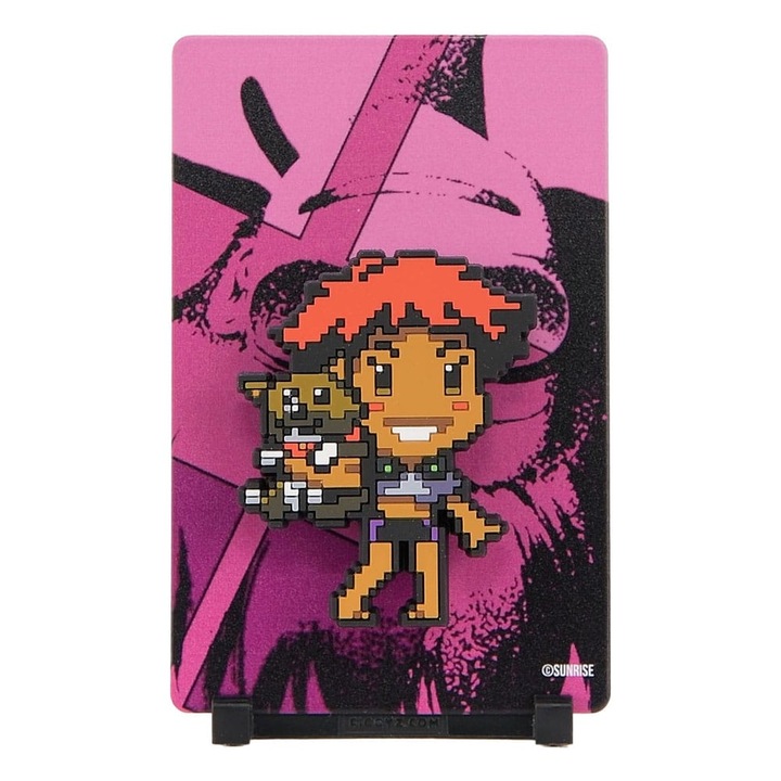 Gyűjthető FiGGYZ Cowboy Bebop Ed & Ein mágnes, 11 cm, többszínű