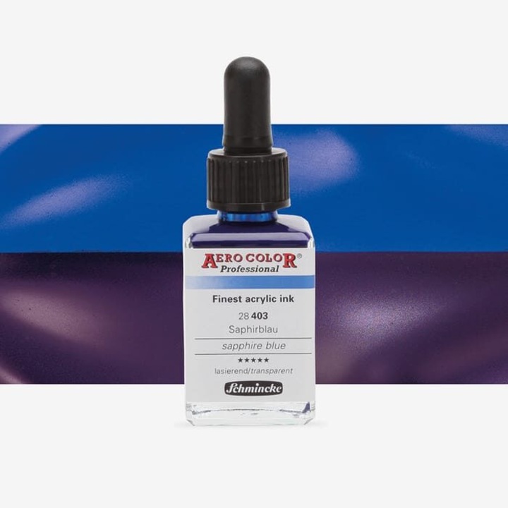 Aero Color Professional 28 ml - Schmincke, 28403023 Sapphire blue