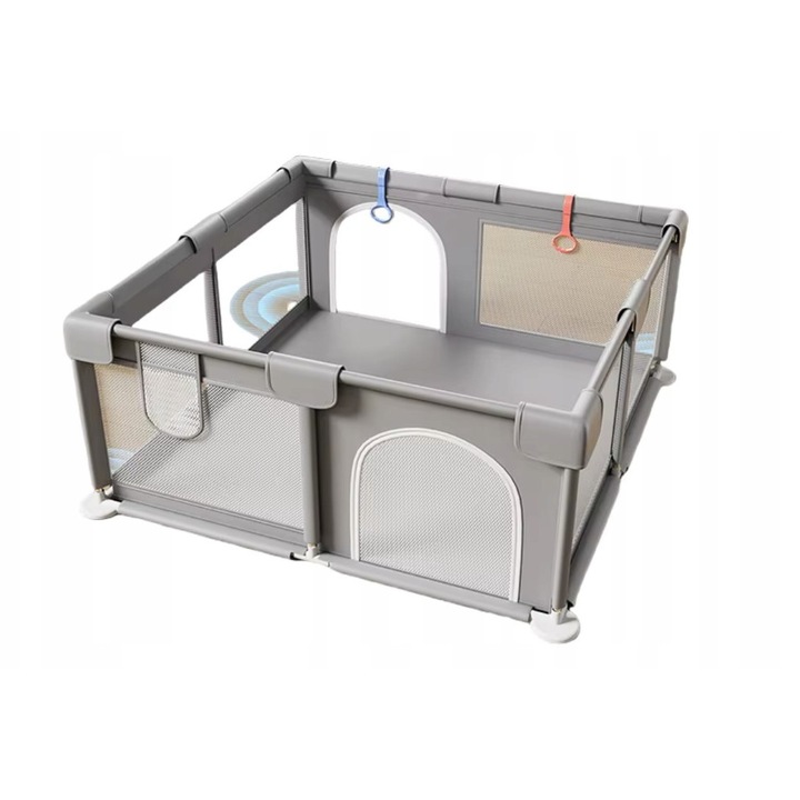 Játéktér, száraz medence, szürke gyermekjátszótér 150x200cm szürke