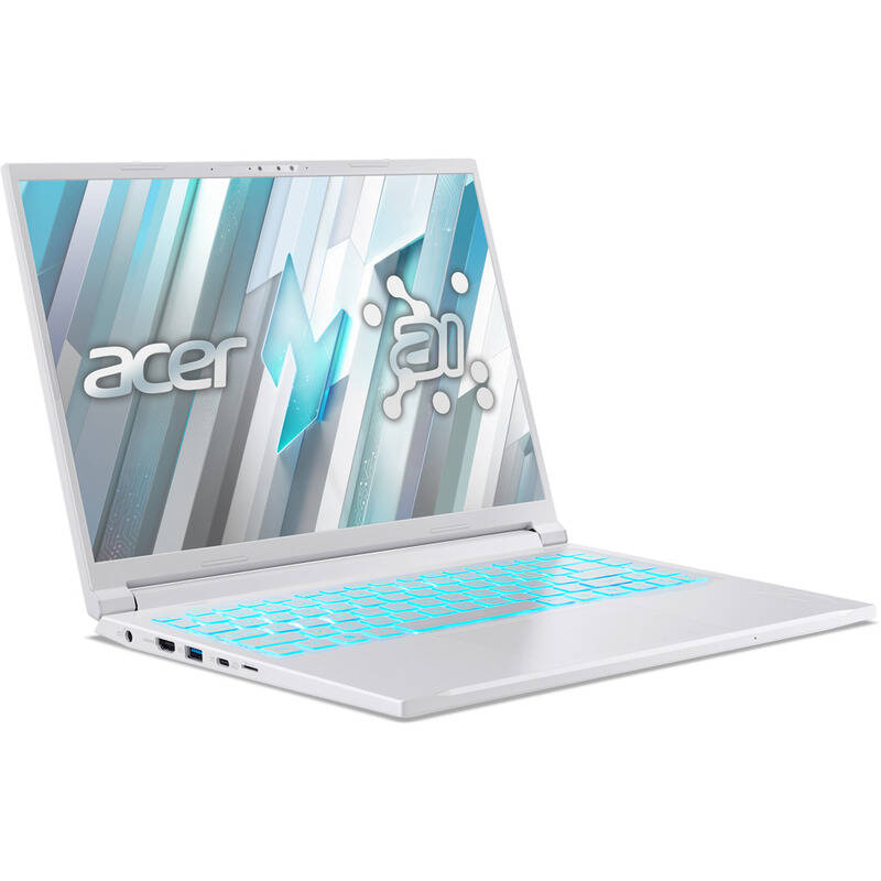 Laptop Acer Nitro V14 FHD 14.5 inch AMD Ryzen AI 7 350 16GB 1TB SSD RTX 5050 Windows 11 Pro Pearl White