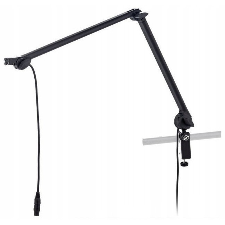Stativ pentru Microfon K&M 23860 BK, brat articulat profesional, negru, lungime ajustabilă 460-960 mm