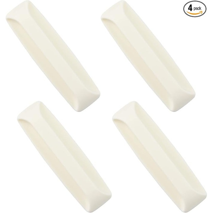 Manere autoadezive fara gaurire, alb, set de 2 bucati