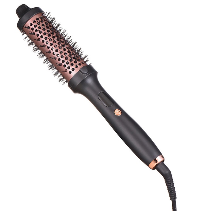 Perie de par electrica multifunctionala, 3 in 1, cu display digital, setari multiple de temperatura