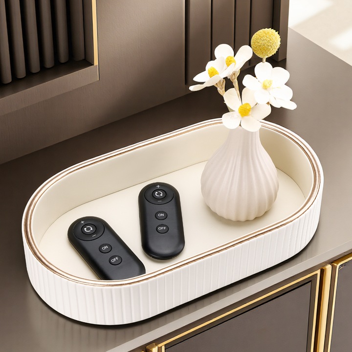 Cutie pentru chei, organizator telecomenzi, 4-5 telecomenzi, negru, maro inchis, gri