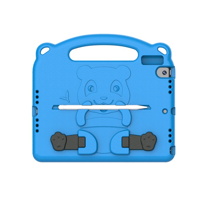 Husa tableta protectoare socuri pentru Samsung Galaxy Tab A7 Lite 8.7 (2025), silicon, colturi intarite, albastra