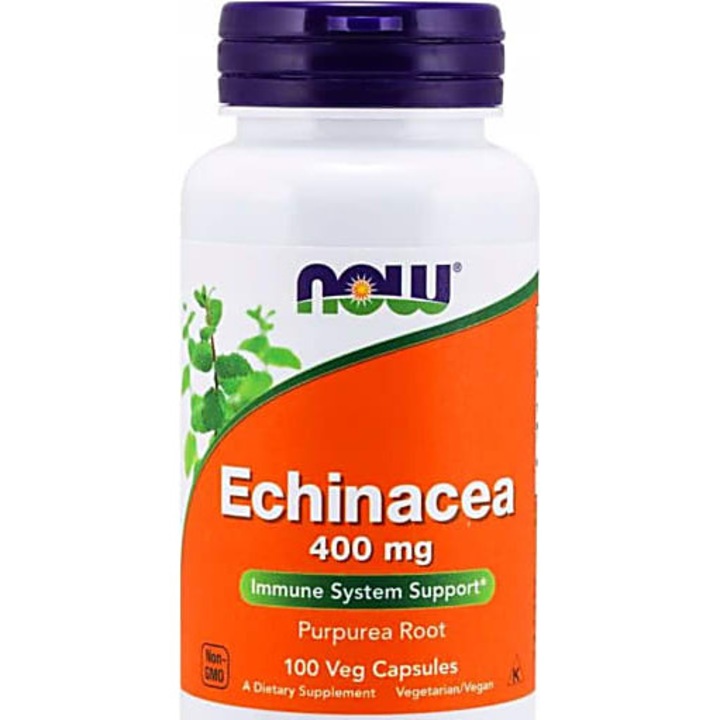 Supliment alimentar Now Foods Echinacea 400mg, 100 capsule
