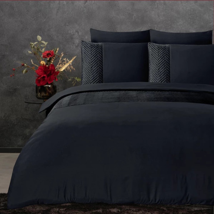 Sleeptime ágynemű, 1 személyes, finom mikroszálas, fekete, 140x200 cm, puha és könnyen kezelhető