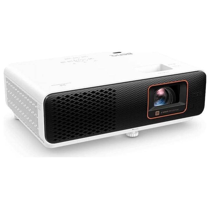 Proiector BenQ X500i, 4K, 2200 ANSI lumeni, intarziere 4.16 ms, alb, 16:9