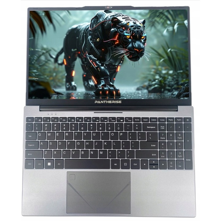 Laptop, Pantherise, E157, 35.76x22.95x1.92 cm, Procesor Intel Celeron N5095, Memorie Ram 16 Gb Ddr4, Stocare 512 Gb Ssd, Ecran 15.6 Inch Ips Full Hd, Argintiu
