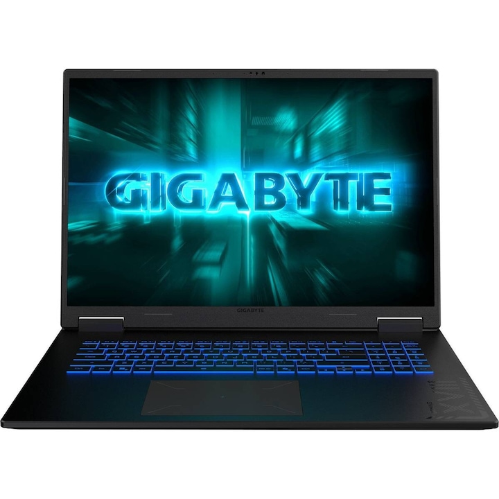 Laptop Gaming Gigabyte A18, AMD Ryzen 7 260, 16GB, 1TB SSD, RTX 5050, Negru, 18 inch