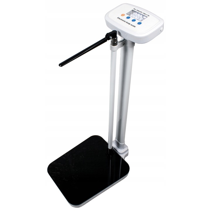 Cantar comercial Bielskie Wagi 200kg/10g, platforma 37x30cm, inaltime masurare pliabil
