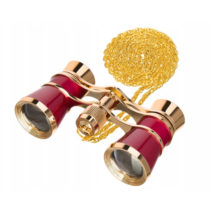 Binoclu Levenhuk Broadway 325B, 3x, optic BaK-4, metalic, cu husa și laveta