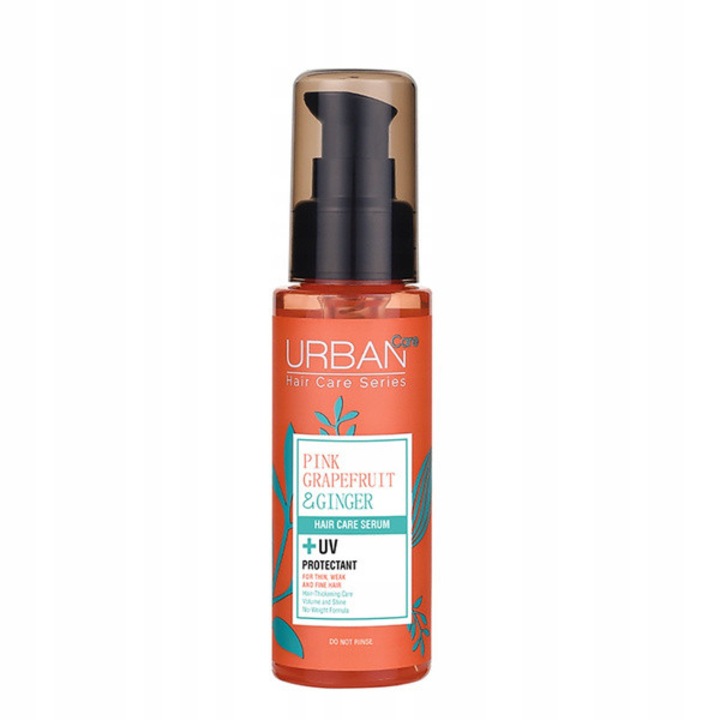 Serum pentru par subtire Urban Care Pink Grapefruit & Ginger, 75ml, protectie UV, fara parabeni