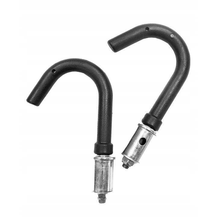 Kampók teleszkópos létrákhoz, Baulich, 2 darabos készlet, acél, fekete