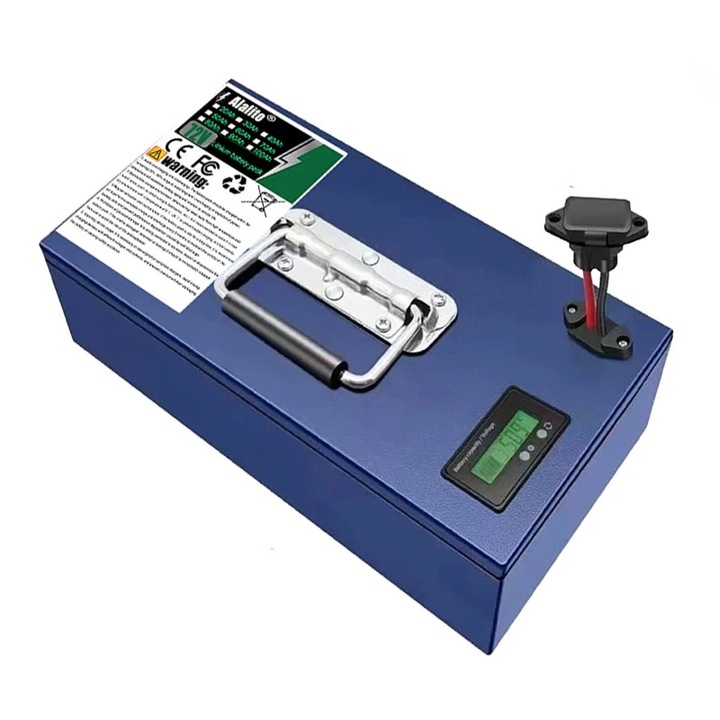 Baterie Litiu-ion 72V 20Ah-100Ah, Alalito, Dimensiune 320x180x90mm, pentru dispozitive sub 2000W