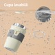 Cana termica, Xinxu, pentru cafea, ceai, espresso, ciocolata sau bauturi reci, sistem 360°, Perete izolator cu sase straturi, 400ml, Inox, Gri