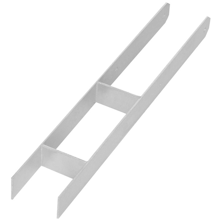 Baza de Stalp H Pentru Zidarie Suport Ancora din Otel Galvanizat 90 MM