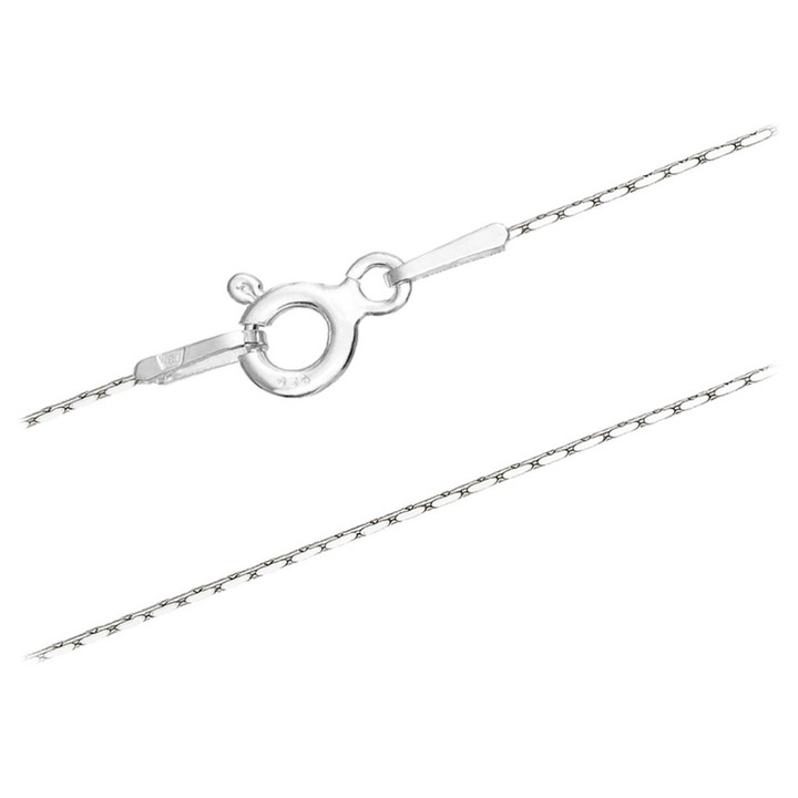 Lant subtire Siju, 0,5mm, argint 925, 90cm