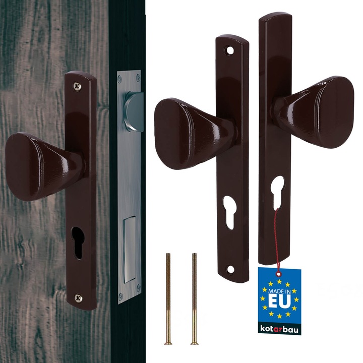 Pochwyt KOTARBAU, aluminiu, antracit, 60mm, 230x30mm, set