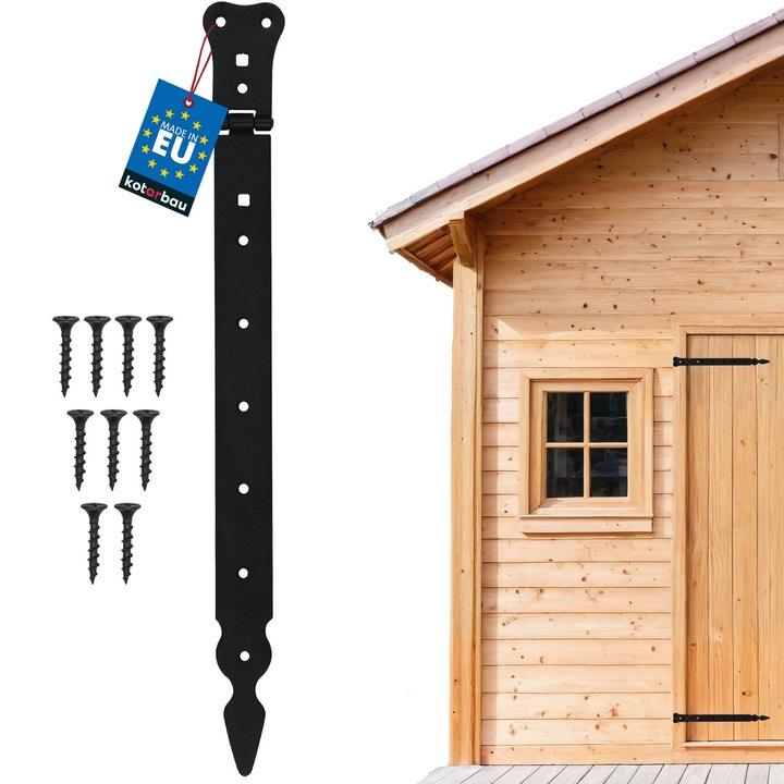 Balama altan, KOTARBAU, 470x35mm, rezistent la intemperii, negru