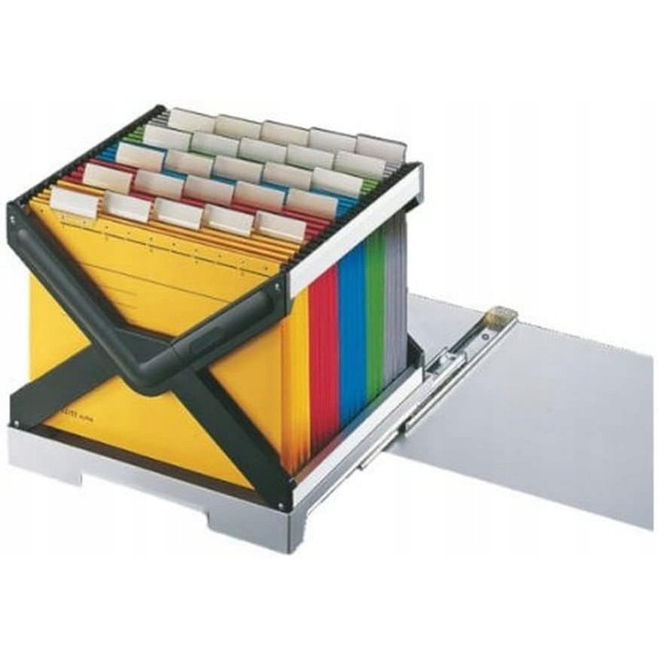 Suport documente Leitz A4, gri, 362x45x325mm