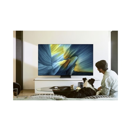 Televizor OLED Samsung, 55 inch, 4K UHD, 100 Hz, Smart TV, HDR, control vocal